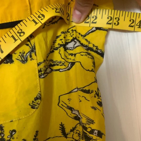 Katie K Yellow Parisian Pajama Set Intimates - Picture 7 of 15